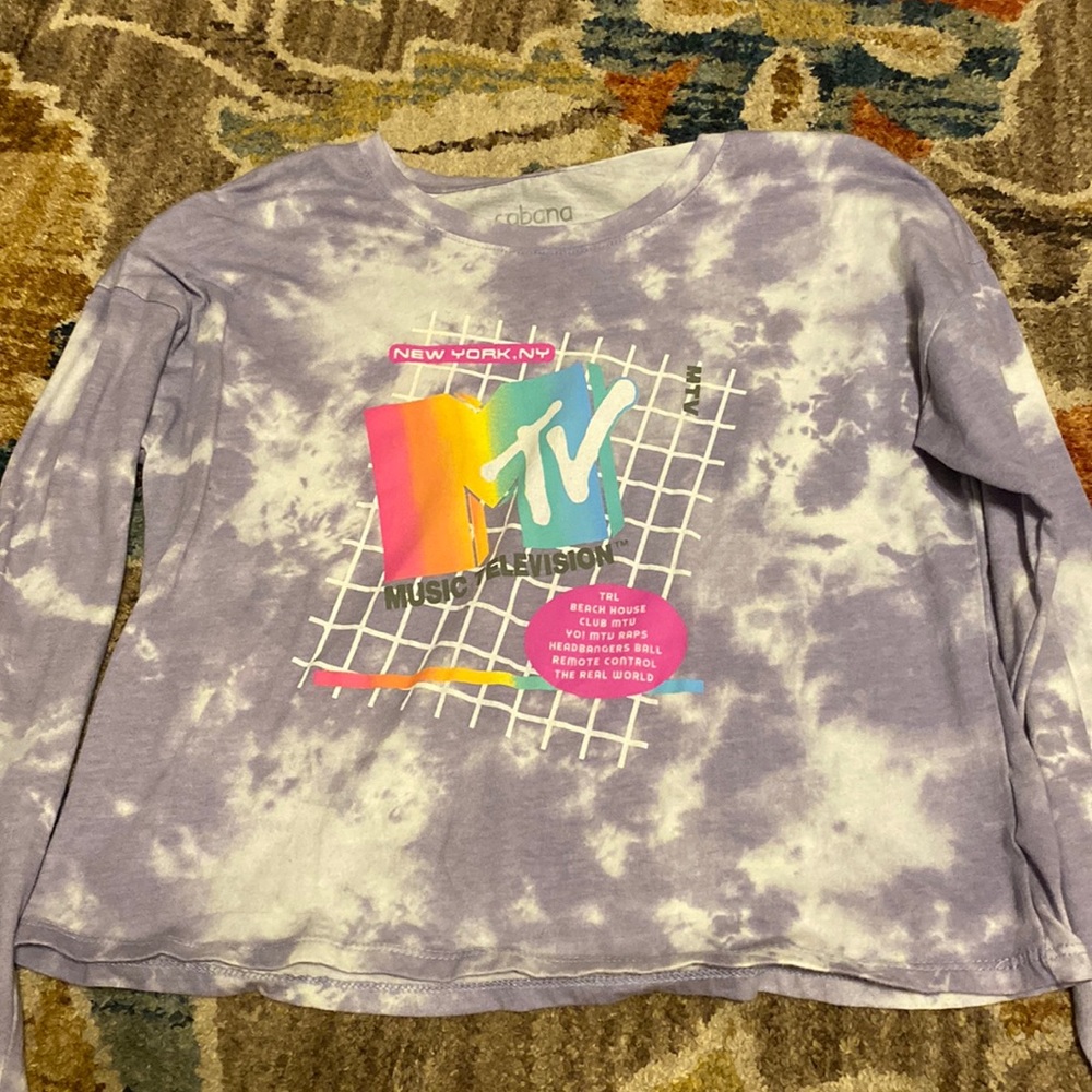 MTV girls long sleeve shirt. Girls Size XL